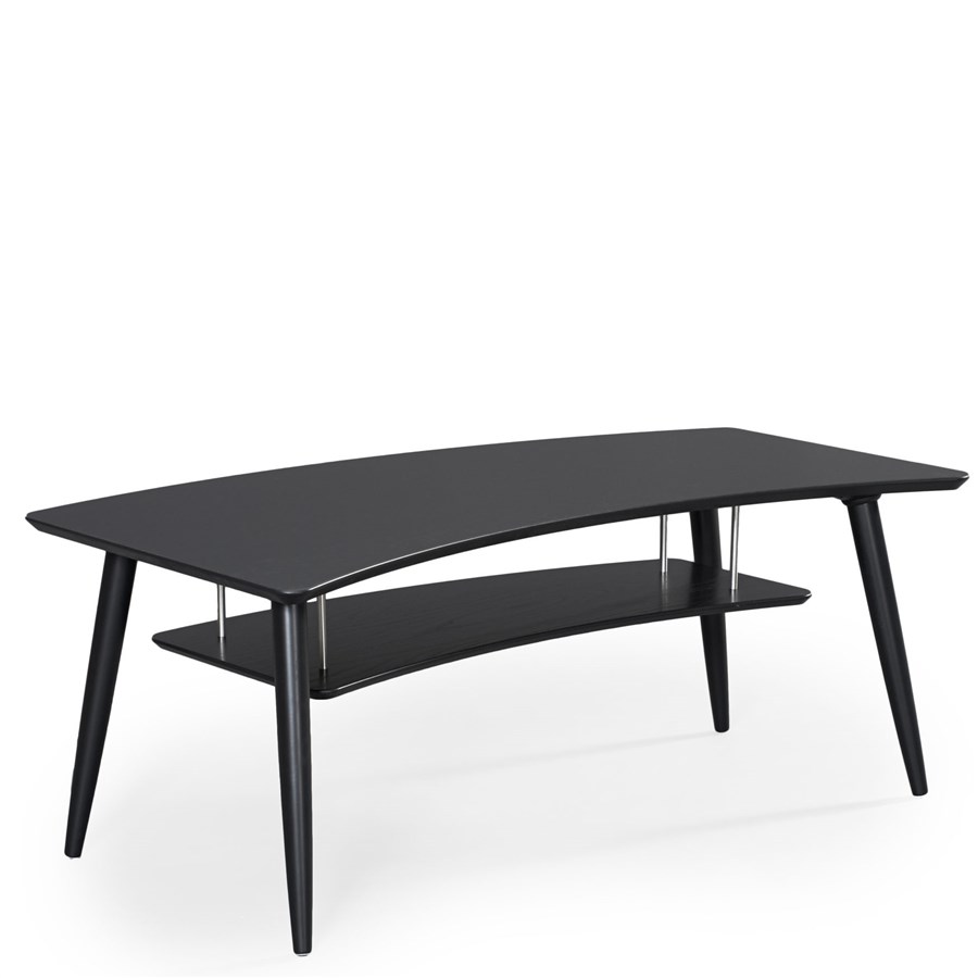 Polo soffbord svartbetsad ek/svartbetsad ek