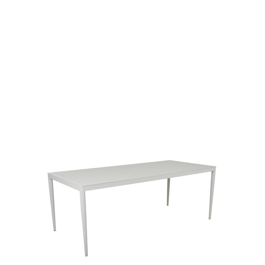 Bigby matbord ljusgrå 195 cm