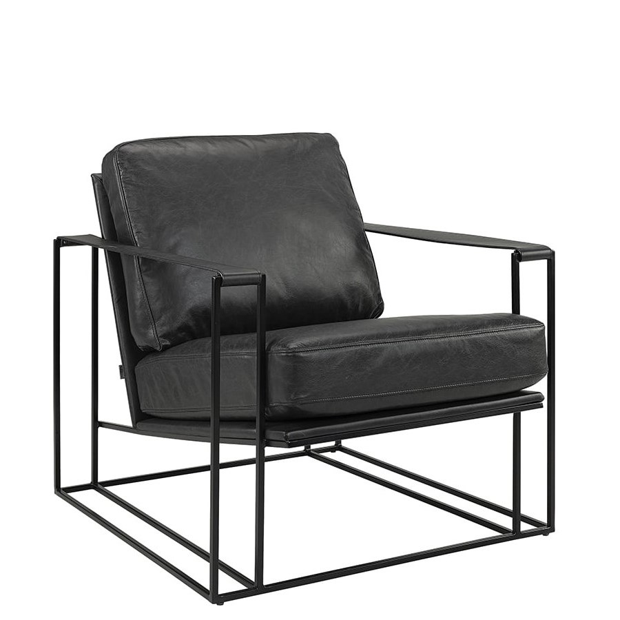 Bellagio skinnfåtölj