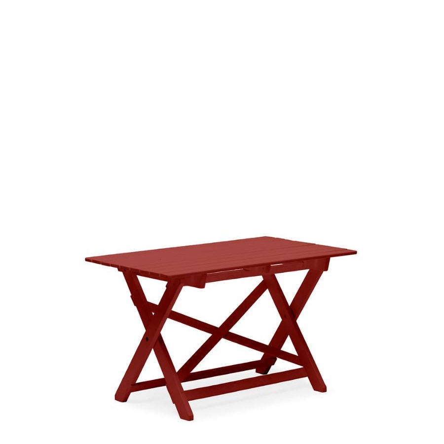 Torpet bord röd
