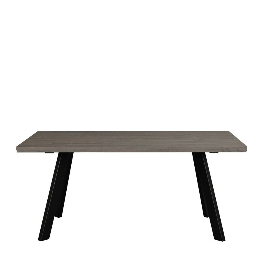 Fred matbord 170 cm mörkbrun/svart