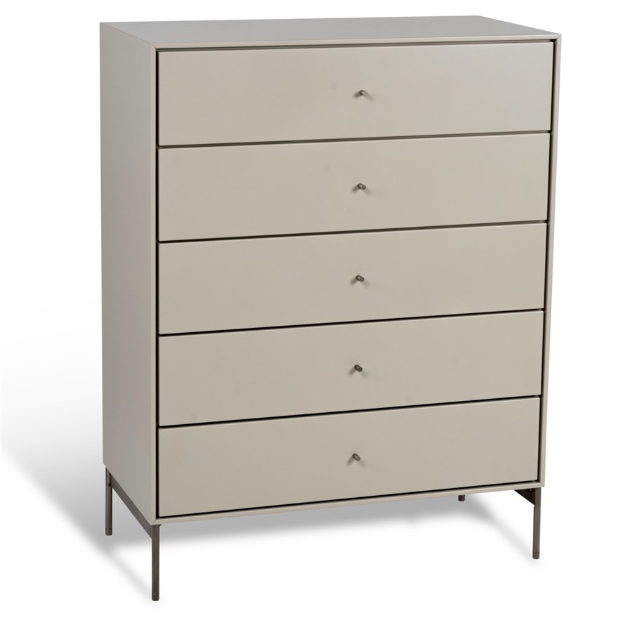 Volt byrå beige/rostfri