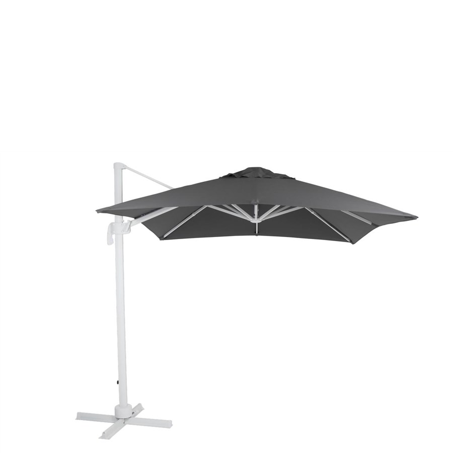 Linz parasoll grå 2,5 meter