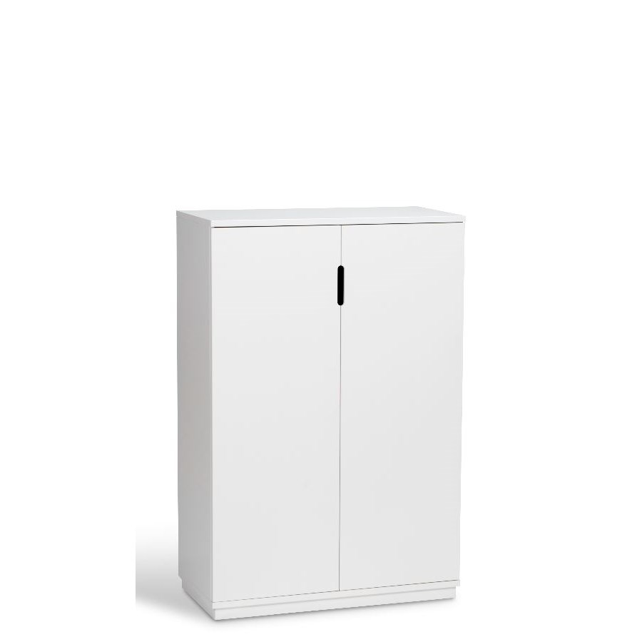 Aoko skåp täckt/vit