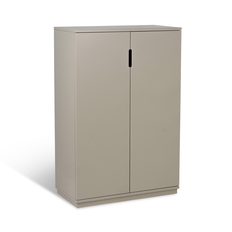 Aoko skåp täckt/beige