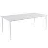 Nimes matbord 200 cm vitt