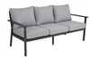 Samvaro soffa 3-sits grå