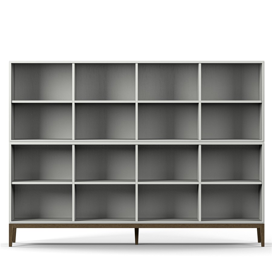 Edge 2.0 hylla 4-hyllor/2-sektion