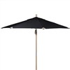 Reggio parasoll svart 3 meter