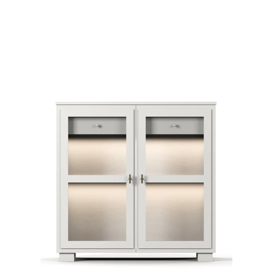 Camden skänk 2 dörrar+1 låda hög