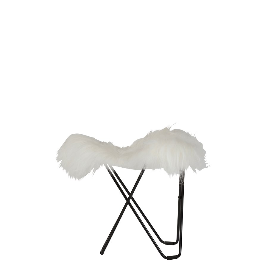 Flying Goose Sheepskin Short White
