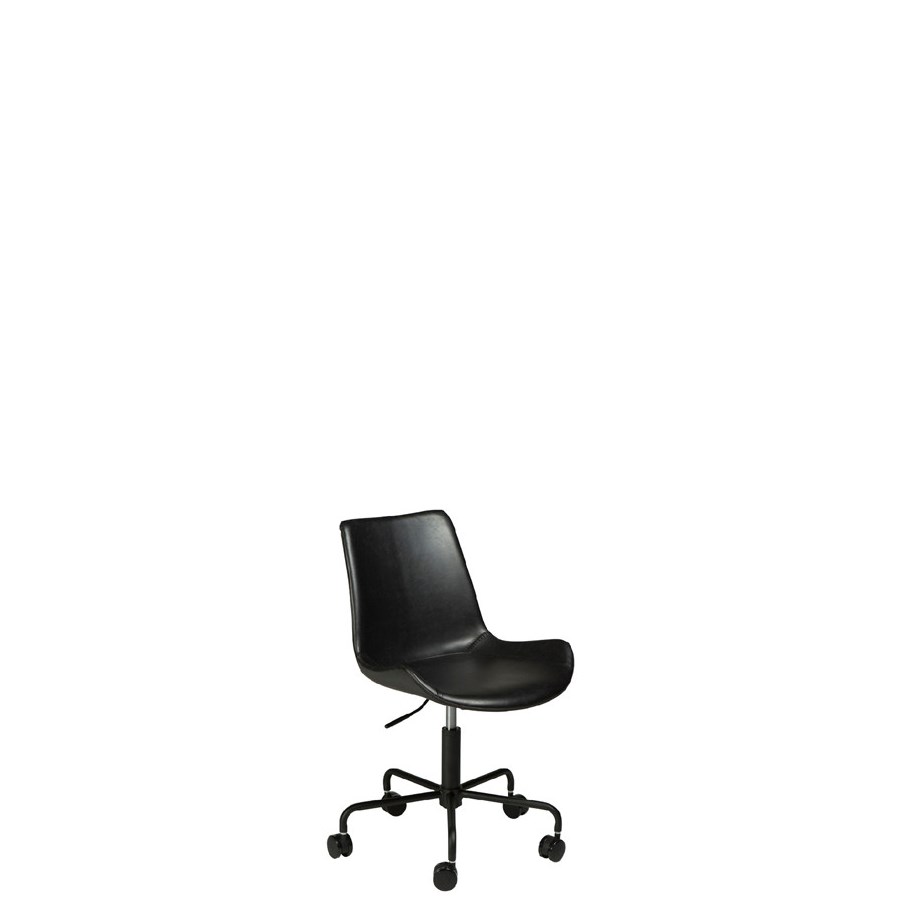 Hype kontorsstol svart konstläder